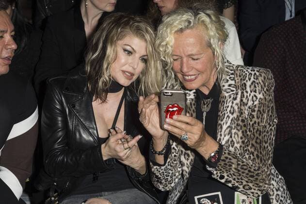 September 17, 2016 - London, London, UK - FERGIE and ELLEN VON UNWERTH attend the GARETH PUGH Spring Summer 2017 show. Models, buyers, celebrities and the stylish descend upon London Fashion Week for the Spring Summer 2017 clothes collection shows. London, UK. London UK  - ZUMAl94_