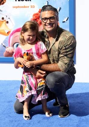 September 17, 2016 - Los Angeles, CA, United States - 17 September 2016 - Los Angeles, California - Jaime Camil with daughter Elena Camil. Storks Los Angeles Premiere held at the Regency Village Theatre in Los Angeles. Photo Credit: AdMedia Los Angeles United States - ZUMAa123