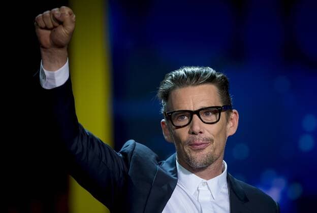 September 17, 2016 - San Sebastian, Spain - American actor Ethan Hawke receive a Donosti prize at gala during 64th San Sebastian Film Festival at Kursaal on September 17, 2016 in San Sebastian, Spain. San Sebastian Spain  - ZUMAn230