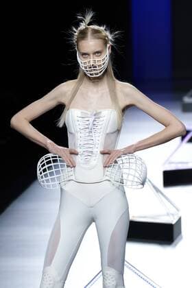 September 18, 2016 - Madrid, Spain - A model walks on the runway at the Maya Hansen show during Mercedes-Benz Fashion Week Madrid Spring Summer 2017 at Ifema on September 18, 2016 in Madrid, Spain. Madrid Spain  - ZUMAn230