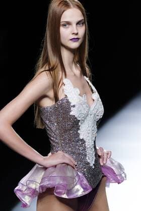September 18, 2016 - Madrid, Spain - A model walks on the runway at the Maya Hansen show during Mercedes-Benz Fashion Week Madrid Spring Summer 2017 at Ifema on September 18, 2016 in Madrid, Spain. Madrid Spain  - ZUMAn230