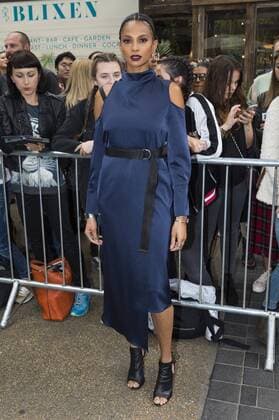 September 18, 2016 - London, London, UK - ALESHA DIXON attends the TOP SHOP UNIQUE Spring Summer 2017 show. Models, buyers, celebrities and the stylish descend upon London Fashion Week for the Spring Summer 2017 clothes collection shows. London, UK. London UK  - ZUMAl94_