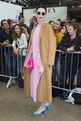 September 18, 2016 - London, London, UK - ERIN O CONNOR attends the TOP SHOP UNIQUE Spring Summer 2017 show. Models, buyers, celebrities and the stylish descend upon London Fashion Week for the Spring Summer 2017 clothes collection shows. London, UK. London UK  - ZUMAl94_