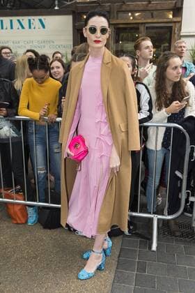 September 18, 2016 - London, London, UK - ERIN O CONNOR attends the TOP SHOP UNIQUE Spring Summer 2017 show. Models, buyers, celebrities and the stylish descend upon London Fashion Week for the Spring Summer 2017 clothes collection shows. London, UK. London UK  - ZUMAl94_