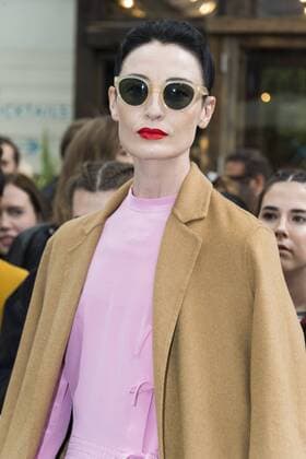 September 18, 2016 - London, London, UK - ERIN O CONNOR attends the TOP SHOP UNIQUE Spring Summer 2017 show. Models, buyers, celebrities and the stylish descend upon London Fashion Week for the Spring Summer 2017 clothes collection shows. London, UK. London UK  - ZUMAl94_