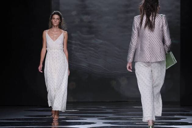 September 18, 2016 - Madrid, Madrid, Spain - Models walk on the runway at the Ailanto Fashion Show at Madrid Fashion Week Spring Summer 2017 18 at Ifema, on September 18, 2016, in Madrid, Spain Madrid Spain  - ZUMAn230