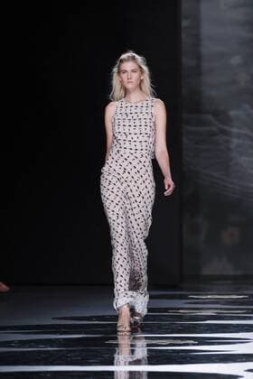 September 18, 2016 - Madrid, Madrid, Spain - A model walks on the runway at the Ailanto Fashion Show at Madrid Fashion Week Spring Summer 2017 18 at Ifema, on September 18, 2016, in Madrid, Spain Madrid Spain  - ZUMAn230