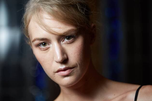 September 18, 2016 - London, England, United Kingdom - A model poses during backstage at London Fashion Week Spring Summer collections 2017 on September 18, 2016 in London, United Kingdom. London United Kingdom  - ZUMAn230