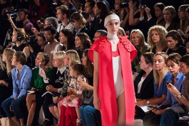 UK: Anya Hindmarsh The Anya Hindmarsh Spring Summer 2017 collection runway show during London Fashion Week in United Kingdom.  HughxPeterswald