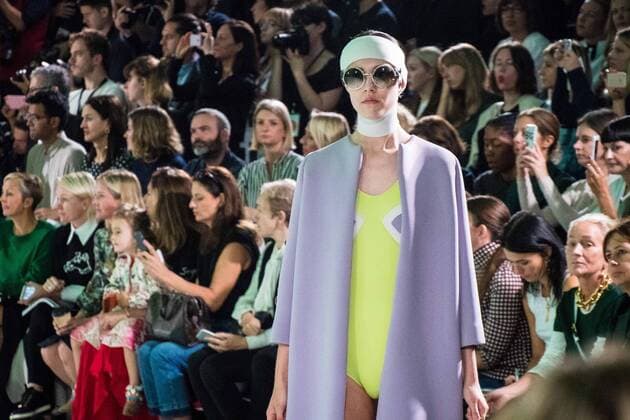UK: Anya Hindmarsh The Anya Hindmarsh Spring Summer 2017 collection runway show during London Fashion Week in United Kingdom.  HughxPeterswald