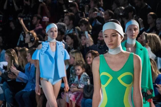UK: Anya Hindmarsh The Anya Hindmarsh Spring Summer 2017 collection runway show during London Fashion Week in United Kingdom.  HughxPeterswald