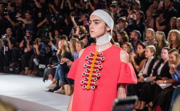UK: Anya Hindmarsh The Anya Hindmarsh Spring Summer 2017 collection runway show during London Fashion Week in United Kingdom.  HughxPeterswald