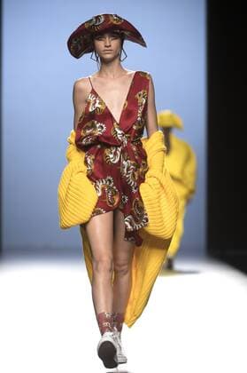 Model bei der Maria Escote Fashion Show auf der Mercedes-Benz Fashion Week Madrid Spring Summer 2017. Madrid, 18.09.2016 Maria Escote Model  Foto:xDyDxFotografosx xFuturexImage