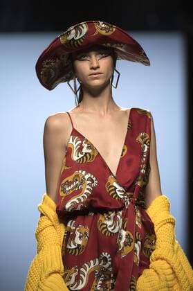 Model bei der Maria Escote Fashion Show auf der Mercedes-Benz Fashion Week Madrid Spring Summer 2017. Madrid, 18.09.2016 Maria Escote Model  Foto:xDyDxFotografosx xFuturexImage