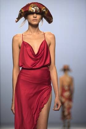 Model bei der Maria Escote Fashion Show auf der Mercedes-Benz Fashion Week Madrid Spring Summer 2017. Madrid, 18.09.2016 Maria Escote Model  Foto:xDyDxFotografosx xFuturexImage