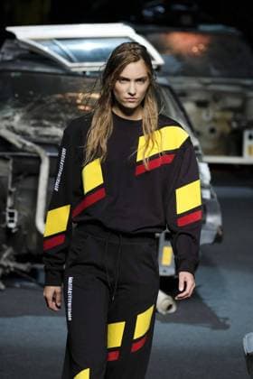 September 18, 2016 - Madrid, Madrid, Spain - A model walks on the runway at the MaroÂ­a Ke Fisherman Fashion Show at Madrid Fashion Week Spring Summer 2017 18 at Ifema, on September 18, 2016, in Madrid, Spain Madrid Spain  - ZUMAn230