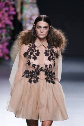 September 18, 2016 - Madrid, Spain - A model walks on the runway at Juana MartoÂ­n Fashion Show at Madrid Fashion Week Spring Summer 2017 18 at Ifema, on September 18, 2016, in Madrid, Spain Madrid Spain  - ZUMAn230