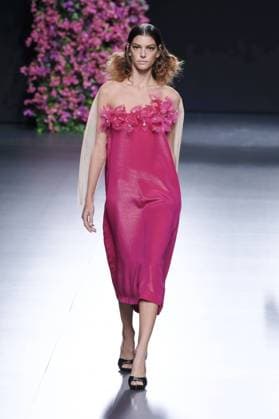 September 18, 2016 - Madrid, Spain - A model walks on the runway at Juana MartoÂ­n Fashion Show at Madrid Fashion Week Spring Summer 2017 18 at Ifema, on September 18, 2016, in Madrid, Spain Madrid Spain  - ZUMAn230