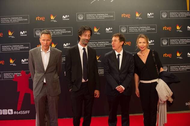 San Sebastian Film Festival - Nocturama Premiere Bertrand Bonello, Edouard Weil, Alice Girard and Christoph Friedel during the red carpet of the film Nocturama in the 64th San Sebastian International Film Festival on September 18, 2016 in San Sebastian, Spain.  JosexIgnacioxunanue Nocturama_64 Zinemaldia
