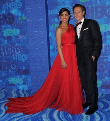 September 18, 2016 - Los Angeles, CA, United States - 18 September 2016 - Los Angeles, California - Priyanka Chopra, Tony Goldwyn. HBO Post Award Reception following the 68th Primetime Emmy Awards held at the Pacific Design Center. Photo Credit: Byron Purvis AdMedia Los Angeles United States - ZUMAa123