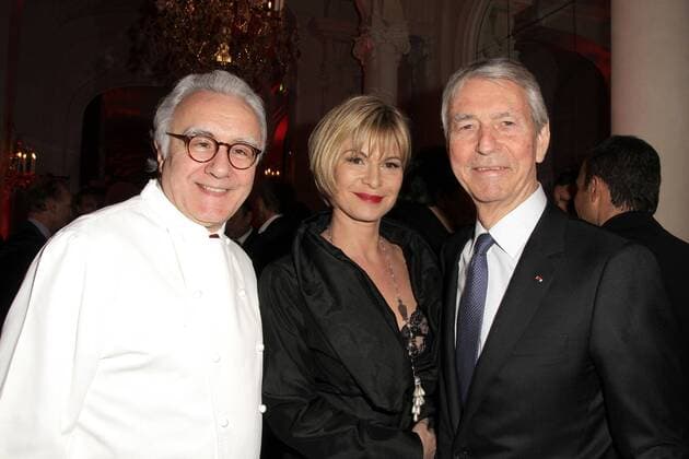 2012-02-08 Paris France - Alain Ducasse,Catherine Falgayrac and Jean-Claude Narcy  Copyright: xPatricexFalourx STAR_138608_081