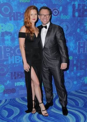 September 18, 2016 - Los Angeles, CA, United States - 18 September 2016 - Los Angeles, California - Grace Gummer, Christian Slater. HBO Post Award Reception following the 68th Primetime Emmy Awards held at the Pacific Design Center. Photo Credit: Byron Purvis AdMedia Los Angeles United States - ZUMAa123