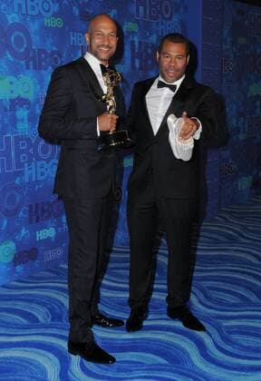 September 18, 2016 - Los Angeles, CA, United States - 18 September 2016 - Los Angeles, California - Keegan-Michael Key, Jordan Peele. HBO Post Award Reception following the 68th Primetime Emmy Awards held at the Pacific Design Center. Photo Credit: Byron Purvis AdMedia Los Angeles United States - ZUMAa123
