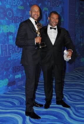 September 18, 2016 - Los Angeles, CA, United States - 18 September 2016 - Los Angeles, California - Keegan-Michael Key, Jordan Peele. HBO Post Award Reception following the 68th Primetime Emmy Awards held at the Pacific Design Center. Photo Credit: Byron Purvis AdMedia Los Angeles United States - ZUMAa123
