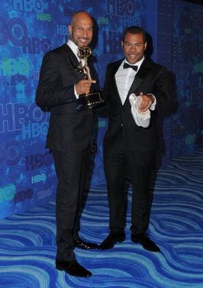 September 18, 2016 - Los Angeles, CA, United States - 18 September 2016 - Los Angeles, California - Keegan-Michael Key, Jordan Peele. HBO Post Award Reception following the 68th Primetime Emmy Awards held at the Pacific Design Center. Photo Credit: Byron Purvis AdMedia Los Angeles United States - ZUMAa123