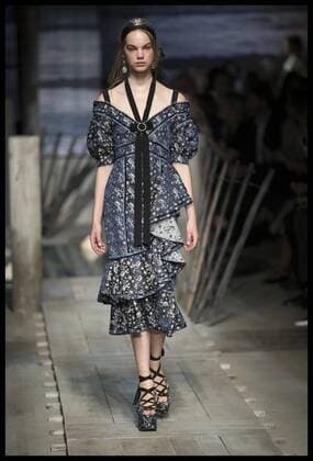 . 19 09 2016. London, United Kingdom. Erdem show at London Fashion Week for Spring Summer 2017.  xStephenxLockx xi-Imagesx IIM-13469-0017