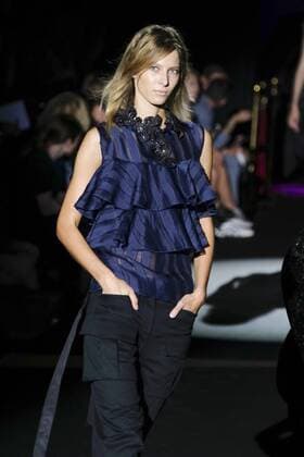 September 19, 2016 - Madrid, Madrid, Spain - A model walks on the runway at the Alvarno show during Mercedes-Benz Fashion Week Madrid Spring Summer 2017 at Ifema on September 19, 2016 in Madrid, Spain. Madrid Spain  - ZUMAn230