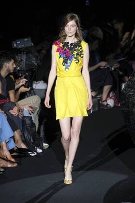September 19, 2016 - Madrid, Madrid, Spain - A model walks on the runway at the Alvarno show during Mercedes-Benz Fashion Week Madrid Spring Summer 2017 at Ifema on September 19, 2016 in Madrid, Spain. Madrid Spain  - ZUMAn230