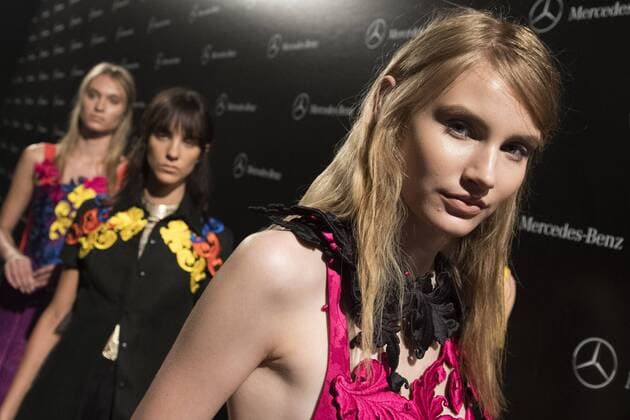 Models backstage bei der Alvarno Fashion Show auf der Mercedes-Benz Fashion Week Madrid Spring Summer 2017. Madrid, 19.09.2016 Alvarno Models  Foto:xDyDxFotografosx xFuturexImage
