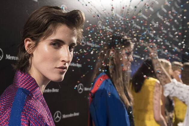 Models backstage bei der Alvarno Fashion Show auf der Mercedes-Benz Fashion Week Madrid Spring Summer 2017. Madrid, 19.09.2016 Alvarno Models  Foto:xDyDxFotografosx xFuturexImage
