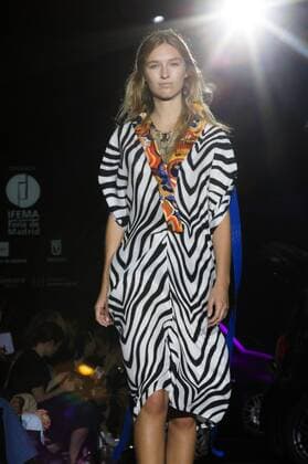 Model bei der Alvarno Fashion Show auf der Mercedes-Benz Fashion Week Madrid Spring Summer 2017. Madrid, 19.09.2016 Alvarno Model  Foto:xDyDxFotografosx xFuturexImage