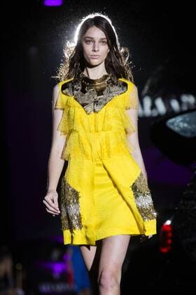 Model bei der Alvarno Fashion Show auf der Mercedes-Benz Fashion Week Madrid Spring Summer 2017. Madrid, 19.09.2016 Alvarno Model  Foto:xDyDxFotografosx xFuturexImage