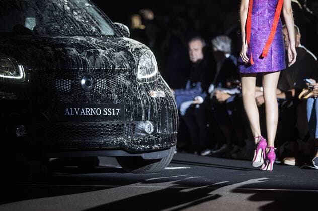 Model bei der Alvarno Fashion Show auf der Mercedes-Benz Fashion Week Madrid Spring Summer 2017. Madrid, 19.09.2016 Alvarno Model  Foto:xDyDxFotografosx xFuturexImage