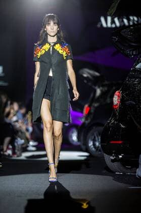 Model bei der Alvarno Fashion Show auf der Mercedes-Benz Fashion Week Madrid Spring Summer 2017. Madrid, 19.09.2016 Alvarno Model  Foto:xDyDxFotografosx xFuturexImage