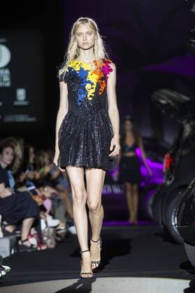 Model bei der Alvarno Fashion Show auf der Mercedes-Benz Fashion Week Madrid Spring Summer 2017. Madrid, 19.09.2016 Alvarno Model  Foto:xDyDxFotografosx xFuturexImage