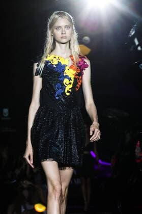 Model bei der Alvarno Fashion Show auf der Mercedes-Benz Fashion Week Madrid Spring Summer 2017. Madrid, 19.09.2016 Alvarno Model  Foto:xDyDxFotografosx xFuturexImage
