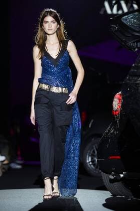 Model bei der Alvarno Fashion Show auf der Mercedes-Benz Fashion Week Madrid Spring Summer 2017. Madrid, 19.09.2016 Alvarno Model  Foto:xDyDxFotografosx xFuturexImage