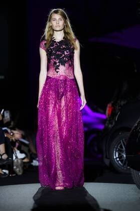 Model bei der Alvarno Fashion Show auf der Mercedes-Benz Fashion Week Madrid Spring Summer 2017. Madrid, 19.09.2016 Alvarno Model  Foto:xDyDxFotografosx xFuturexImage