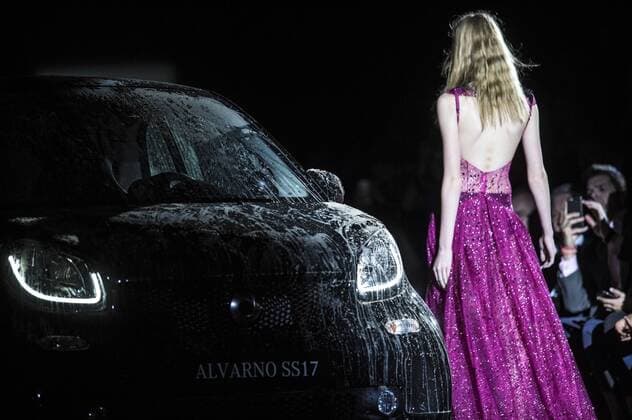 Model bei der Alvarno Fashion Show auf der Mercedes-Benz Fashion Week Madrid Spring Summer 2017. Madrid, 19.09.2016 Alvarno Model  Foto:xDyDxFotografosx xFuturexImage