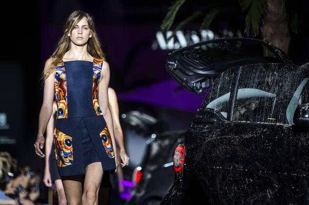 Model bei der Alvarno Fashion Show auf der Mercedes-Benz Fashion Week Madrid Spring Summer 2017. Madrid, 19.09.2016 Alvarno Model  Foto:xDyDxFotografosx xFuturexImage