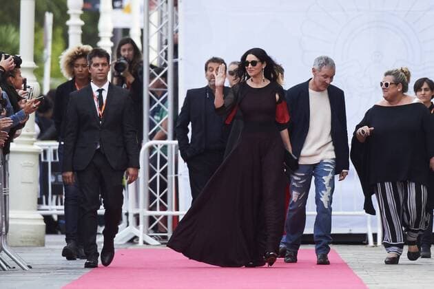 September 19, 2016 - San Sebastian, Euskadi, Spain - Monica Bellucci attend On The Milky Road premiere at Victoria Eugencia Theater during 64th San Sebastian International Film Festival on September 19 2016 in San Sebastian, Spain. San Sebastian Spain  - ZUMAg15_