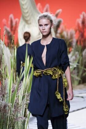 September 19, 2016 - Madrid, Madrid, Spain - A models walks Turing Jorge Vazquez Fashion Show at Madrid Fashion Week Spring Summer 2017 18 at Ifema, on September 19, 2016, in Madrid, Spain Madrid Spain  - ZUMAn230