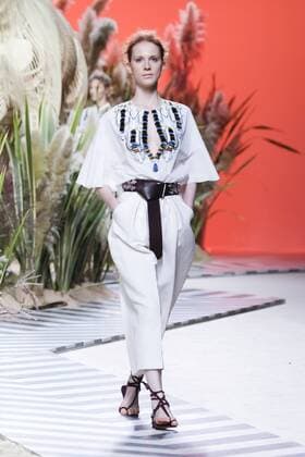 September 19, 2016 - Madrid, Madrid, Spain - A models walks Turing Jorge Vazquez Fashion Show at Madrid Fashion Week Spring Summer 2017 18 at Ifema, on September 19, 2016, in Madrid, Spain Madrid Spain  - ZUMAn230