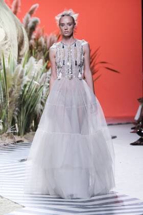 September 19, 2016 - Madrid, Madrid, Spain - A models walks Turing Jorge Vazquez Fashion Show at Madrid Fashion Week Spring Summer 2017 18 at Ifema, on September 19, 2016, in Madrid, Spain Madrid Spain  - ZUMAn230