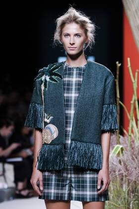 September 19, 2016 - Madrid, Madrid, Spain - A models walks Turing Jorge Vazquez Fashion Show at Madrid Fashion Week Spring Summer 2017 18 at Ifema, on September 19, 2016, in Madrid, Spain Madrid Spain  - ZUMAn230