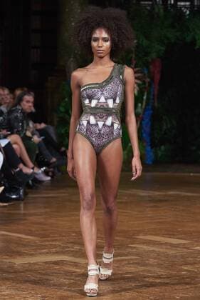 September 18, 2016 - London, England, United Kingdom - A model walks the runway at the Kristian Aadnevik show during London Fashion Week Spring Summer 2017 on September 18, 2016 in London, England. London United Kingdom  - ZUMAn230